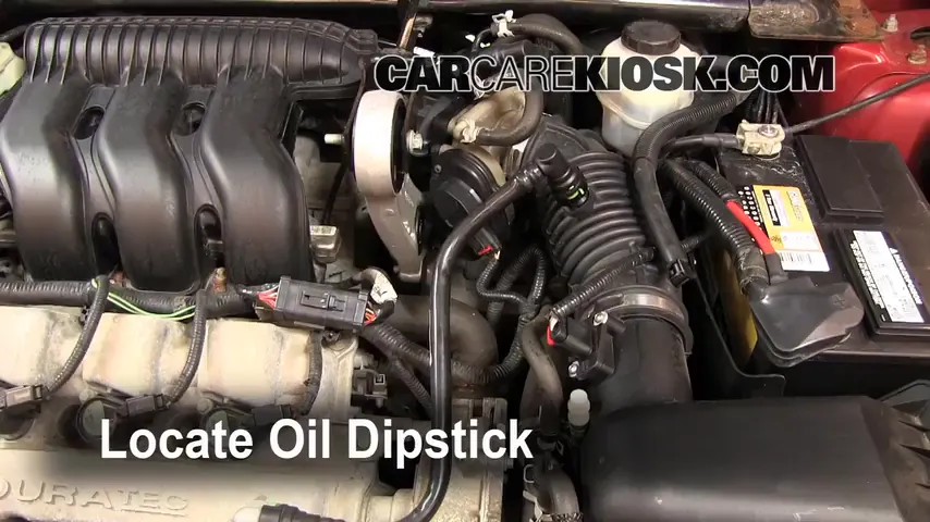 2005 Ford Five Hundred SEL 3.0L V6 Oil Check Oil Level